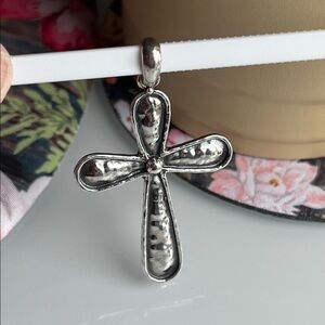 Or Paz Silver Cross Pendant